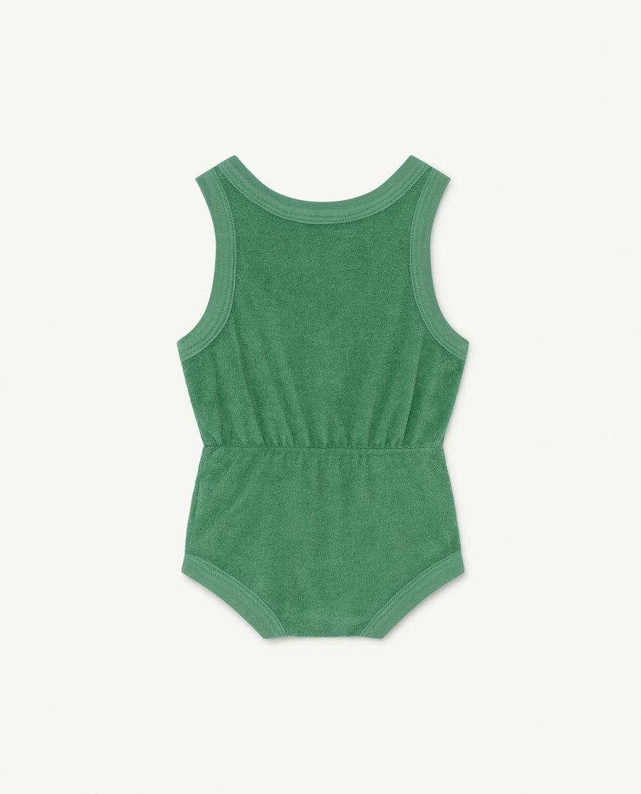 The Animals Observatory - Pyjamas / Bodies - Squirrel Baby Body Green Dolphin