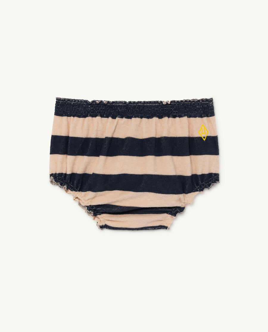 The Animals Observatory - Underwear - Toads Baby Culotte Peachy Stripes