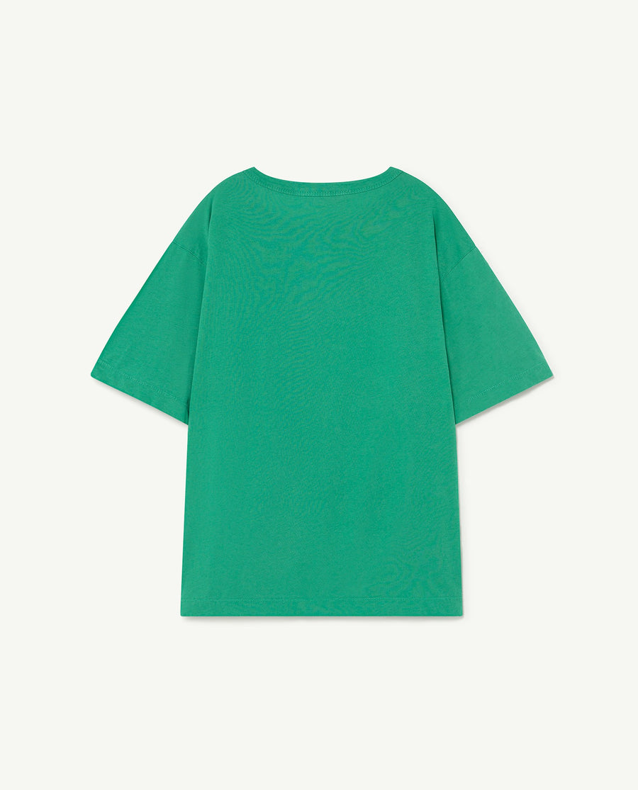 Rooster Oversize Kids+ T-Shirt Green Bear