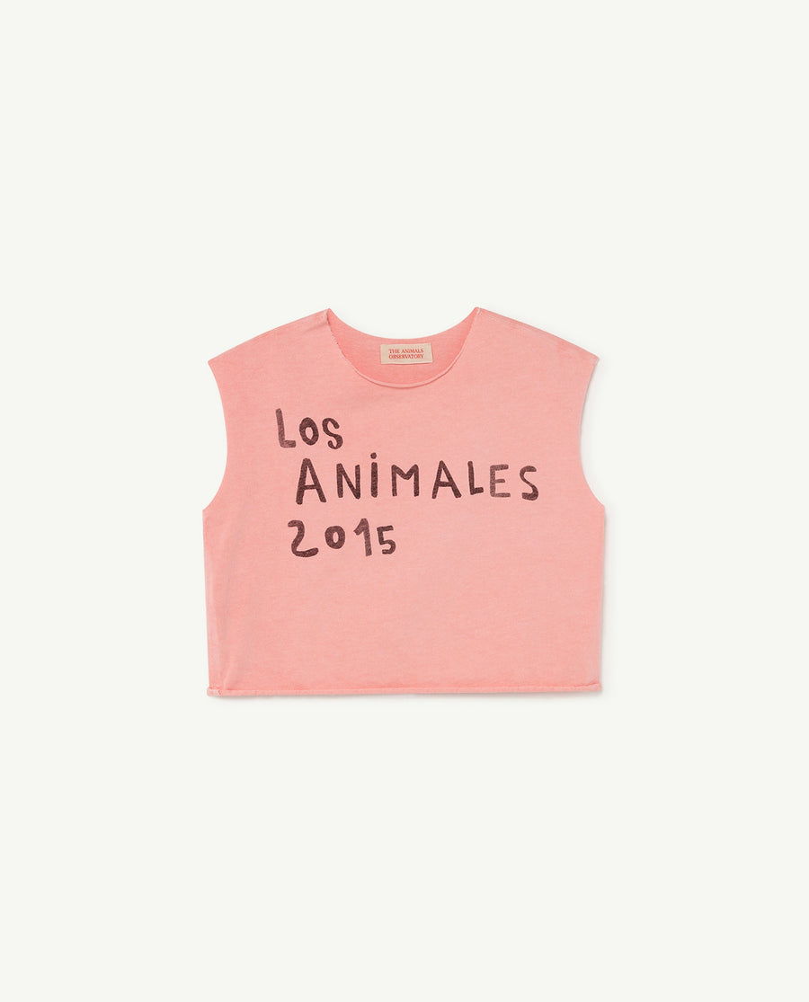 T-Shirt Pink Los Animales - The Animals Observatory