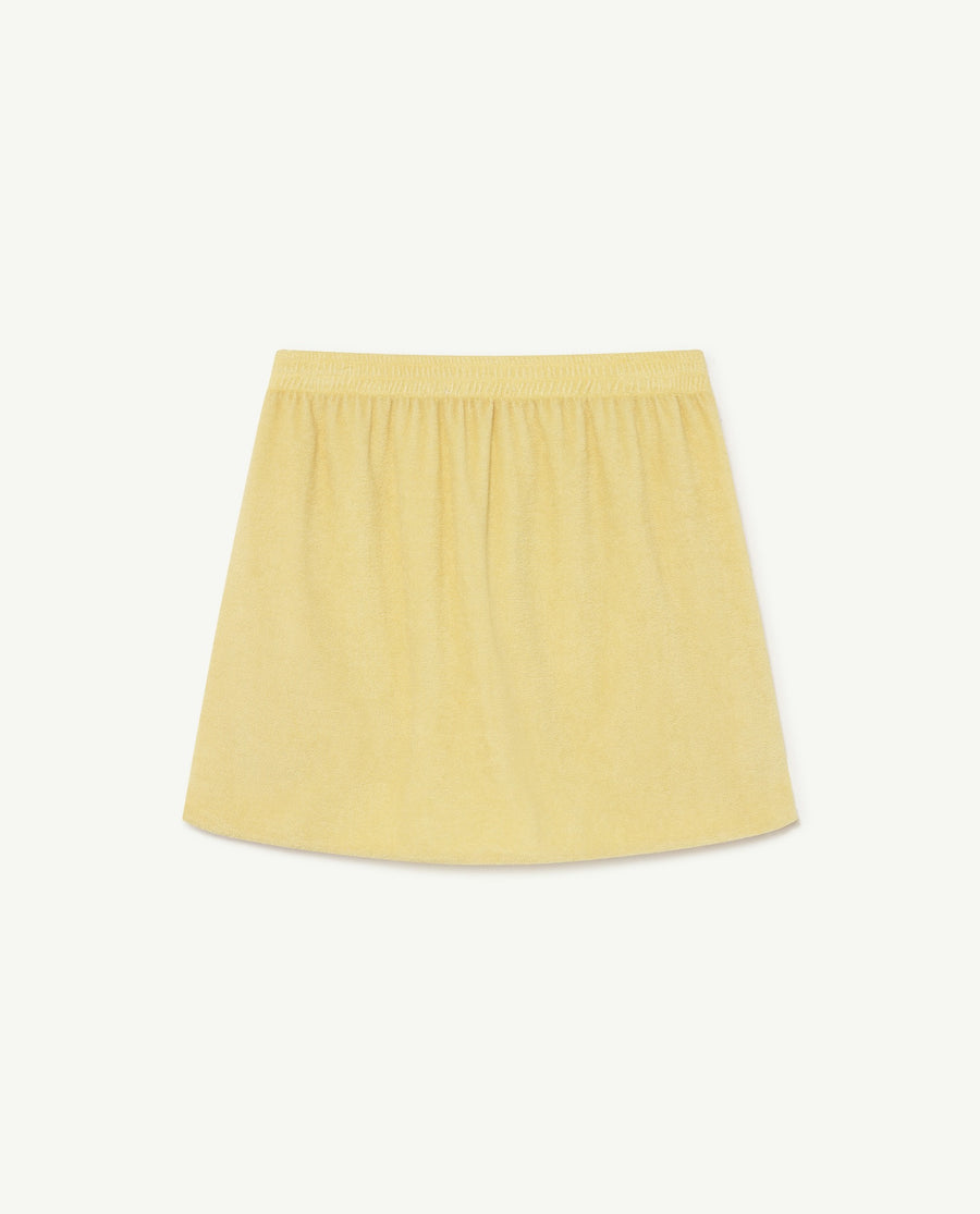 Plain Wombat Kids Skirt Yellow Logo