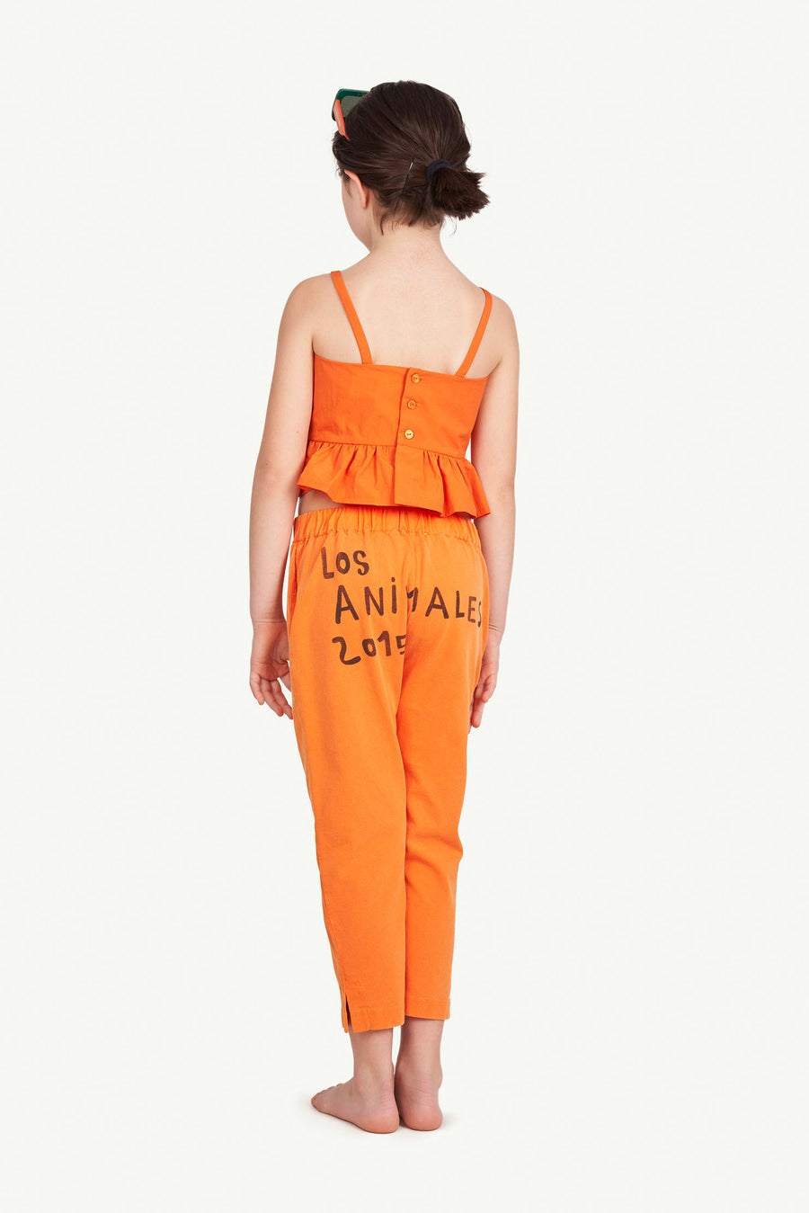 Camaleon Kids Pants Orange Logo