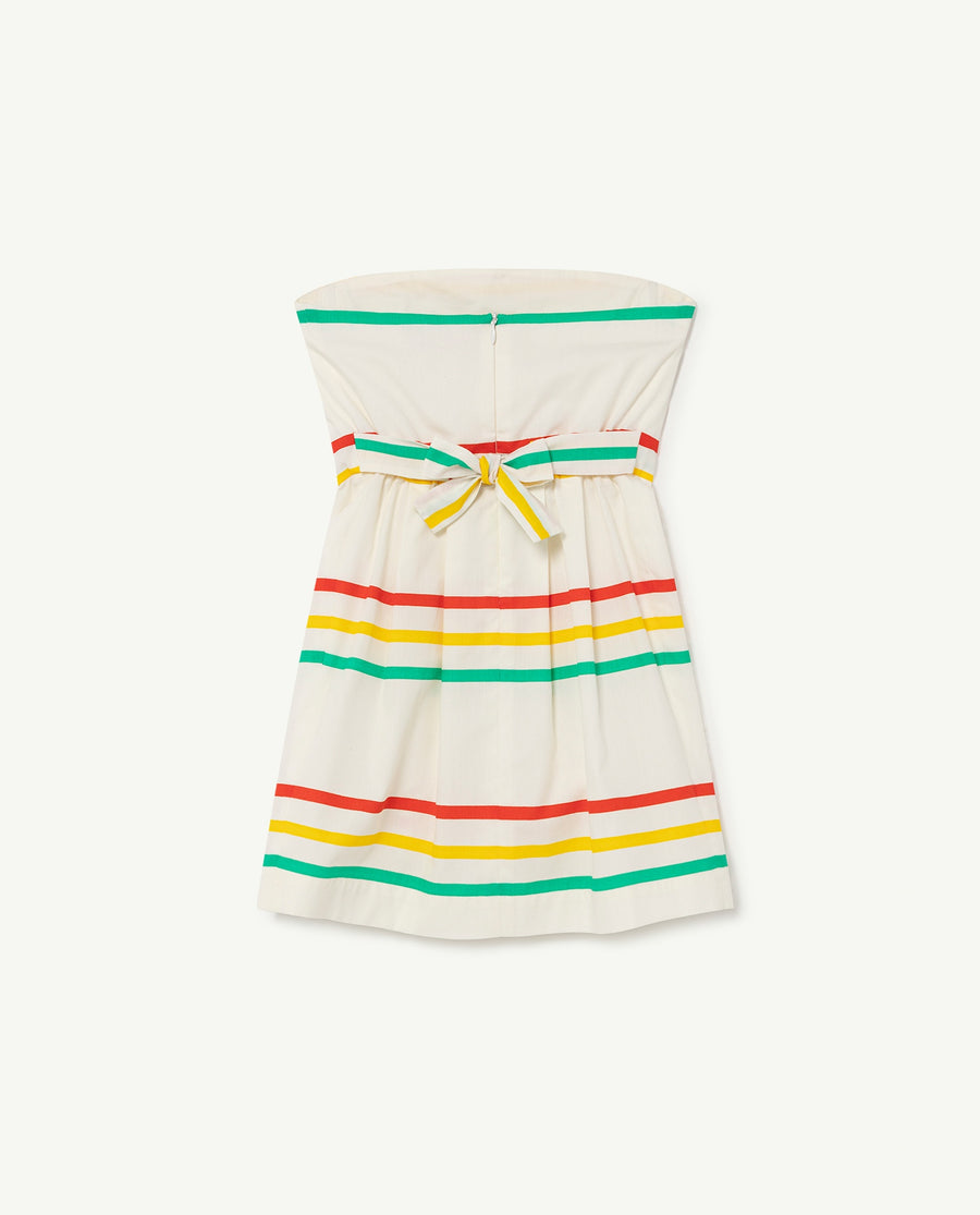 Dragonfly Kids - Dress White Stripes