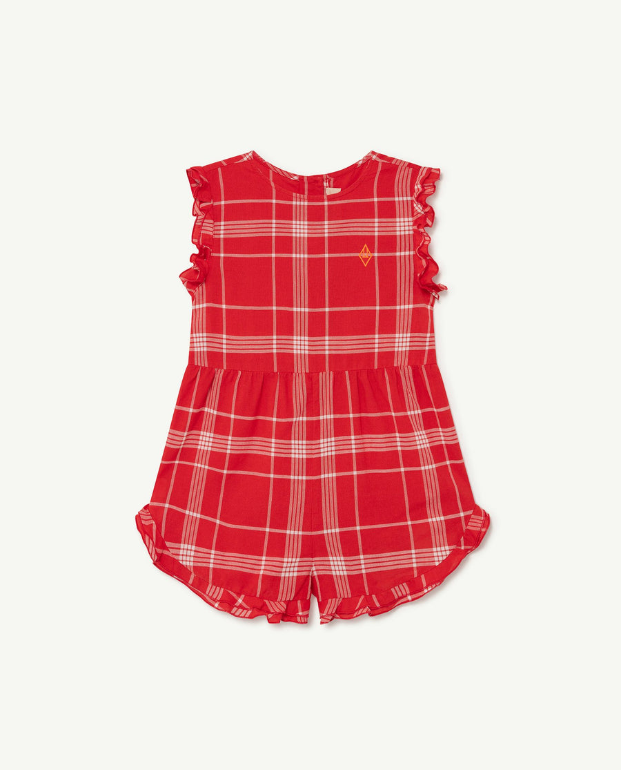 Squirrel Kids Jumpsuit Red Logo