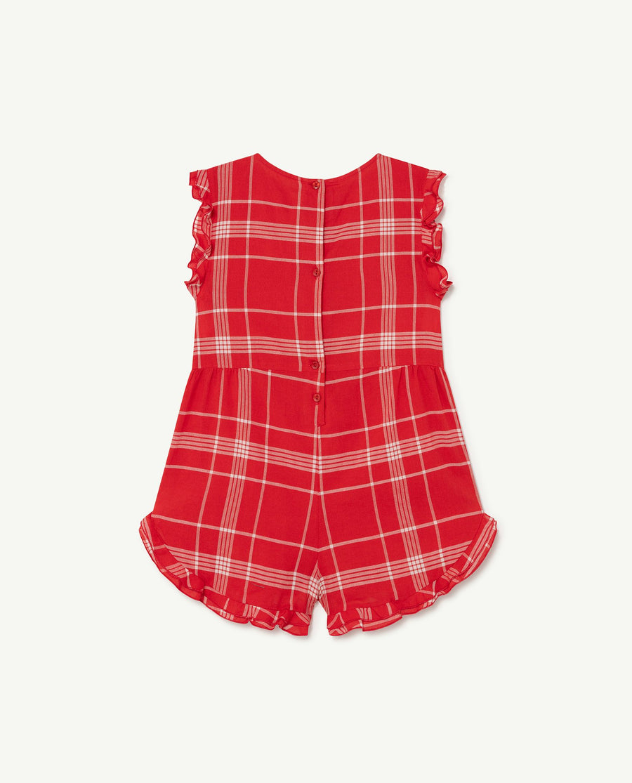 Squirrel Kids Jumpsuit Red Logo