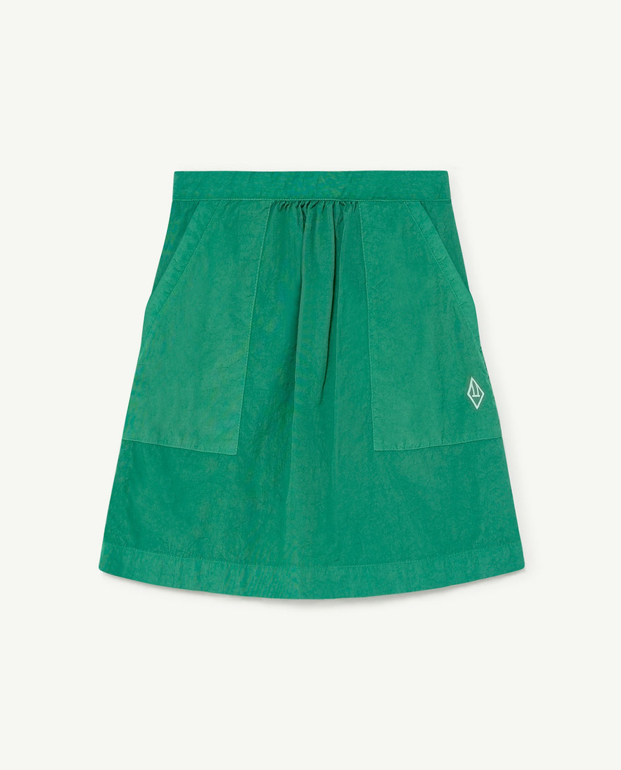 Bird Kids Skirt Green Logo