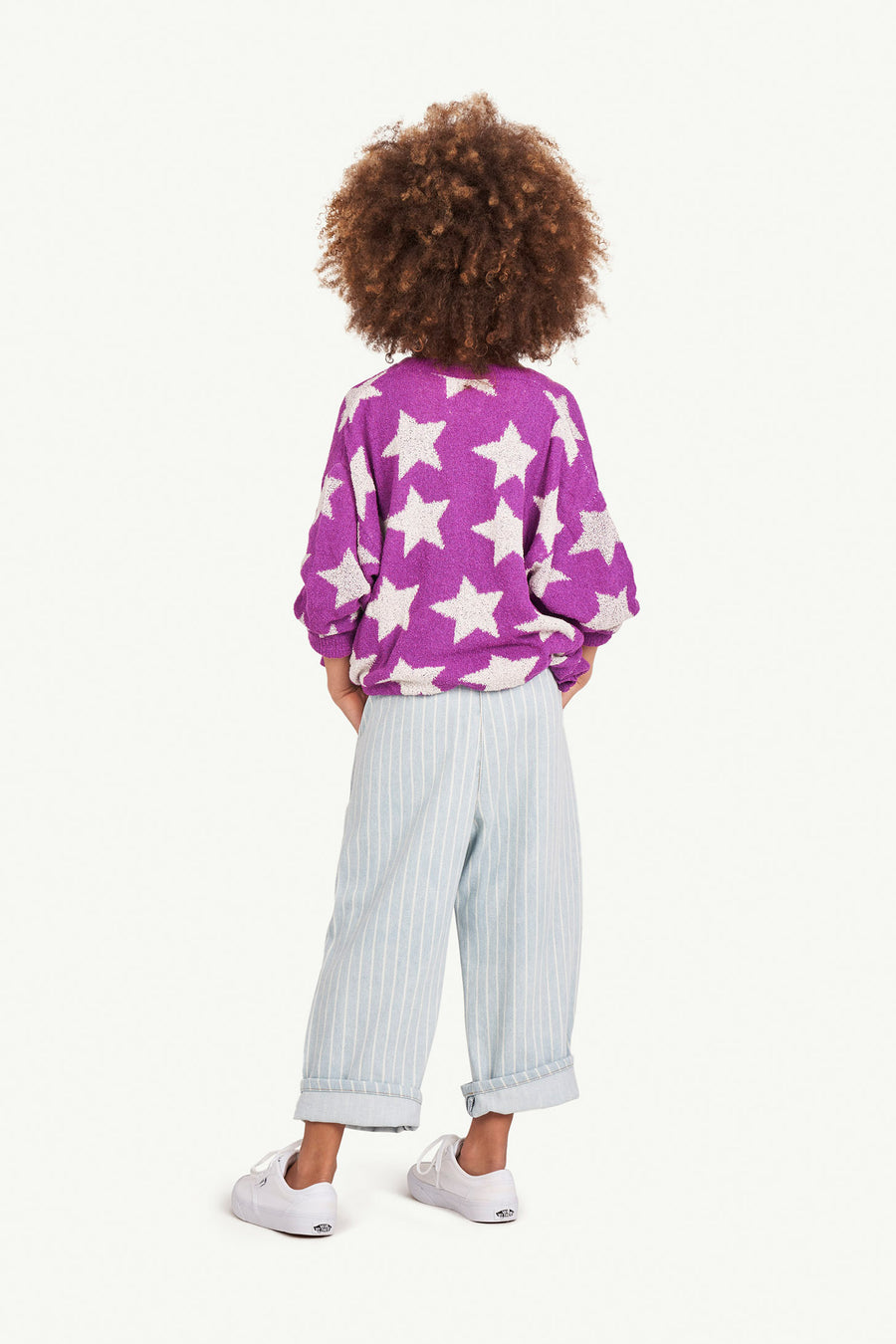 Stripes Ant Kids Pants Indigo Logo