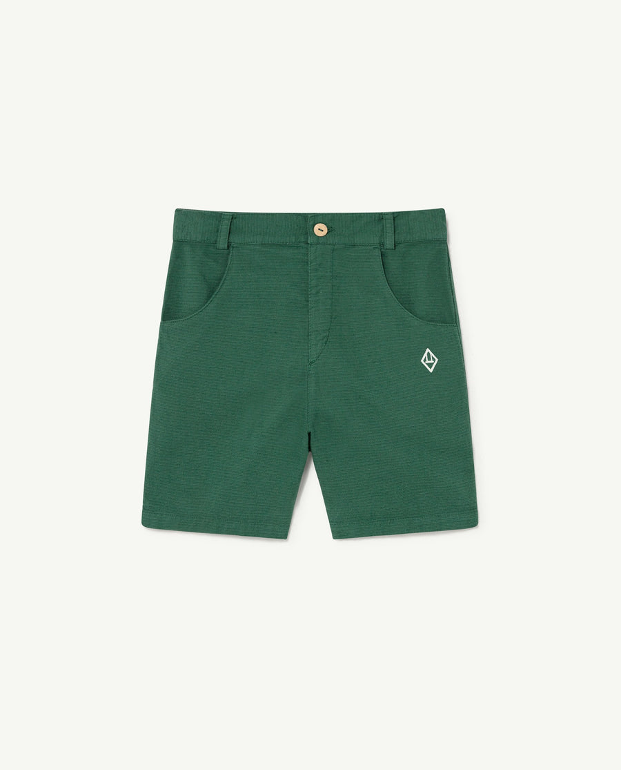 Pig Kids Pants Green Logo