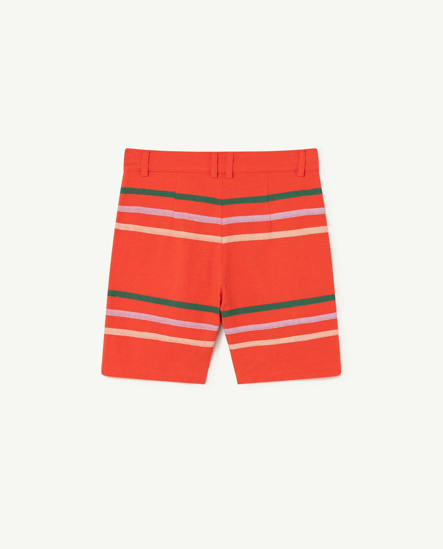 Pig Kids Pants Red Stripes