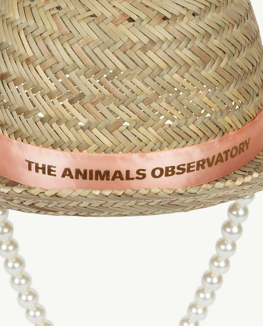 Straw Hat Onesize Hat Pink