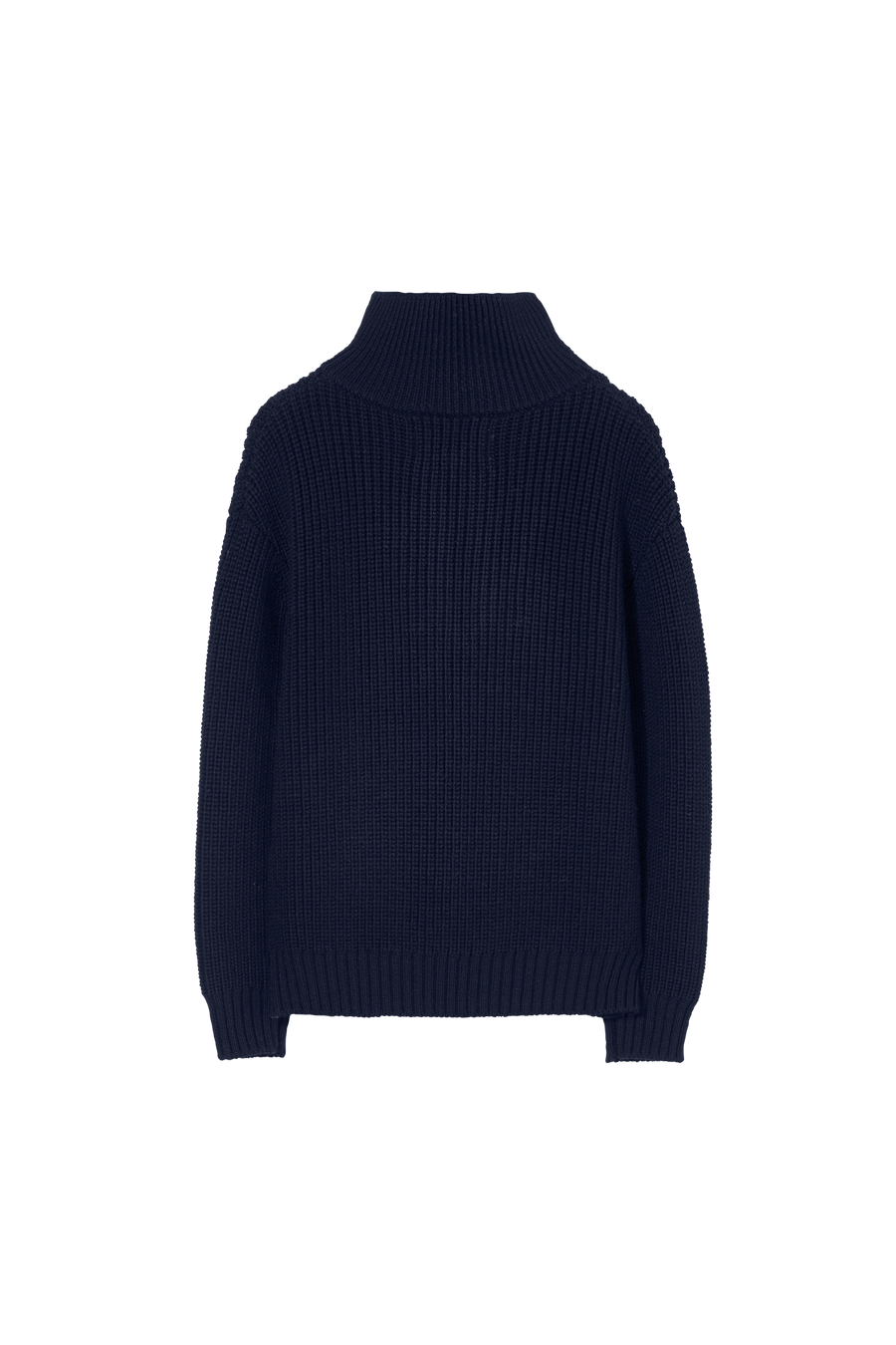 SASHA Navy - Half Zipped Jumper