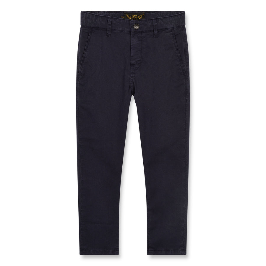 Scotty Super Navy - Boy Woven Chino Fit Pants