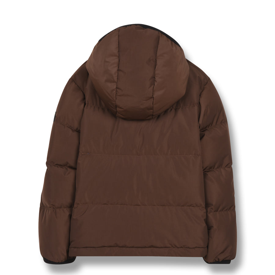 Snowflow Brown - Unisex Woven Down Jacket