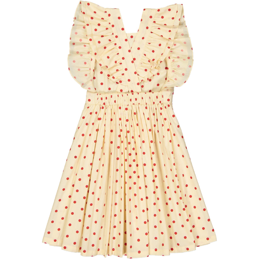 Laura Dress Dots Red