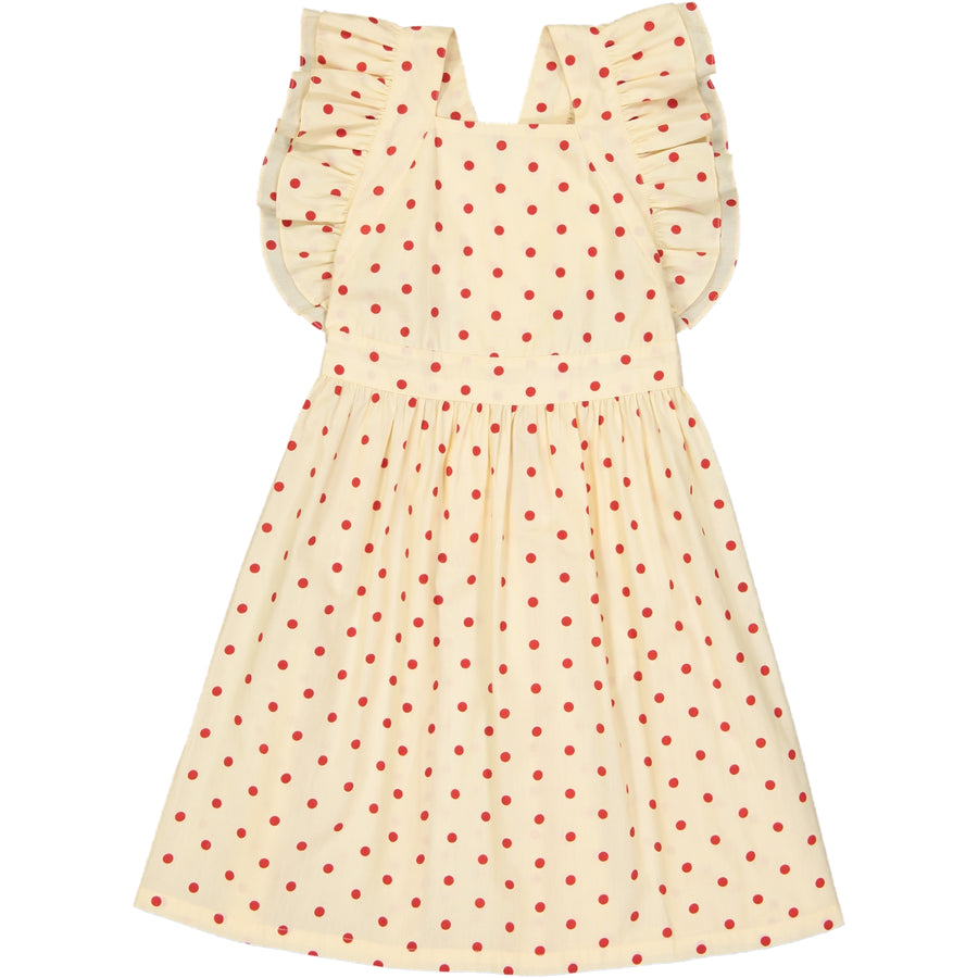 Laura Dress Dots Red