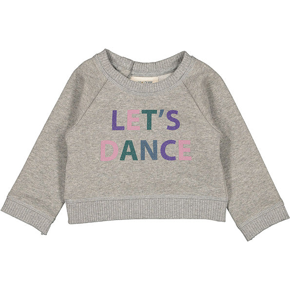 Sweat James Fleece Lurex Let'S Dance Marled Grey