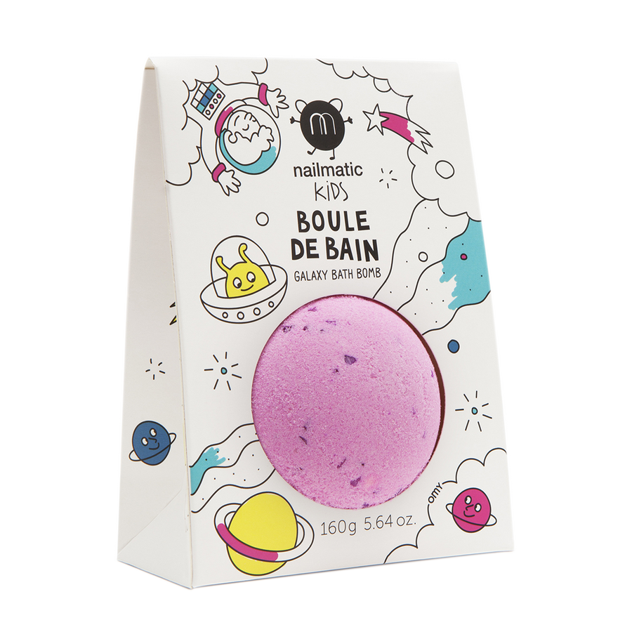 Bath Ball Pink - Purple Dots