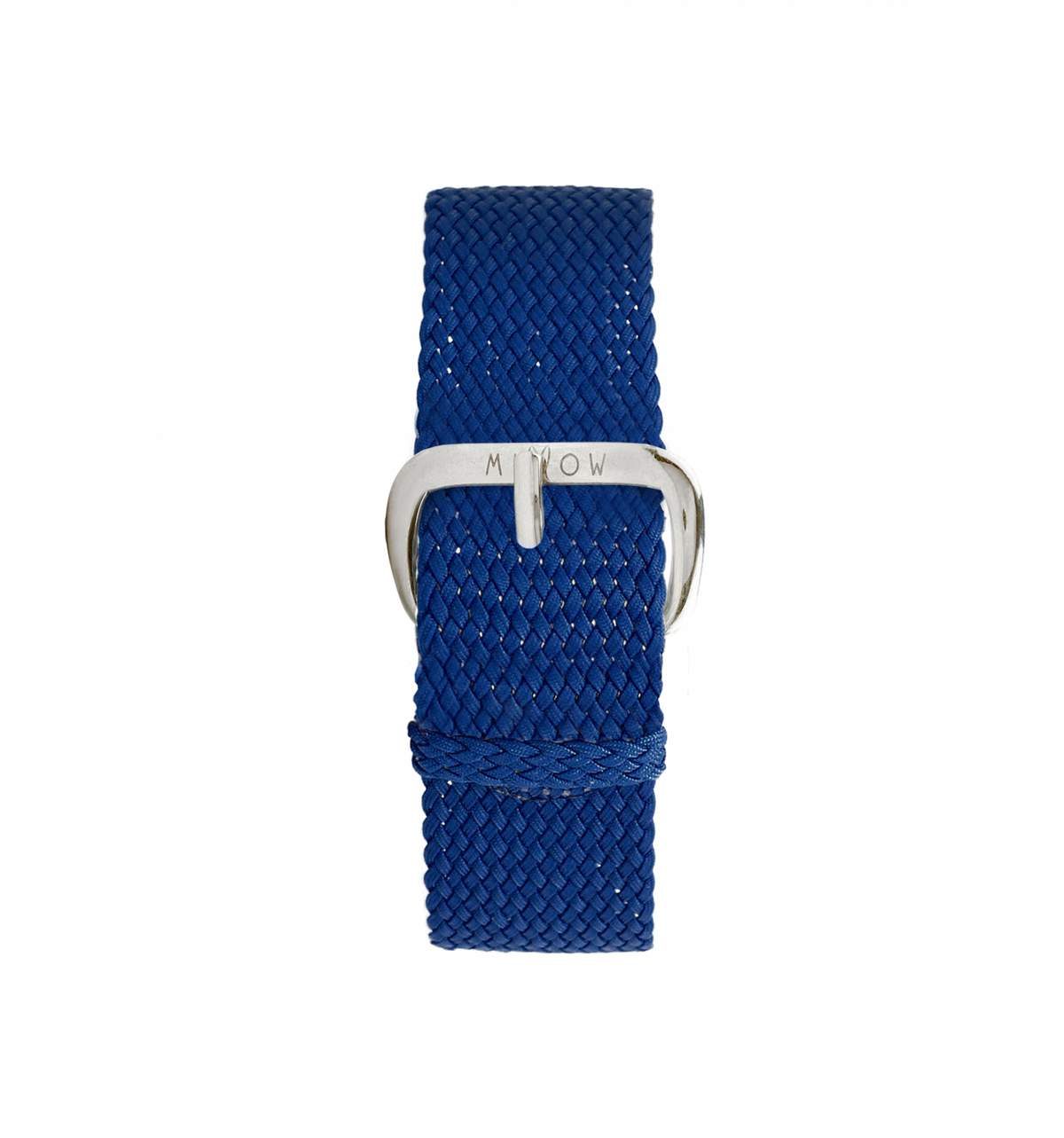 Bracelet Seul Tressé Marine Boucle Argent