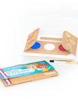 3 colors face painting kit « Clown & Harlequin »